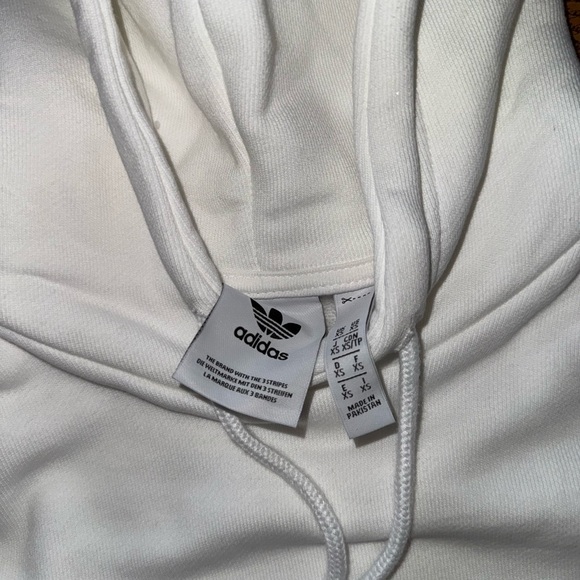 Adidas Men's Trefoil White Hoodie - Picture 9 of 9
